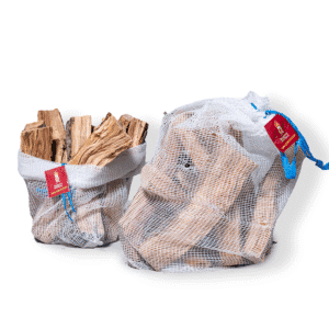 FEMIRO - Legna da Ardere in Sacchi Mesh 10 kg - Legna di ulivo selezionata per Camino, Pizzeria e barbecue. Confezioni da 10 a 600 Kg