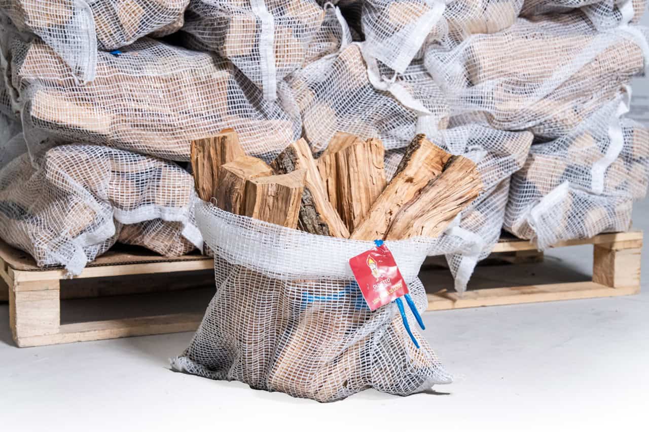 FEMIRO - Legna da Ardere in Sacchi Mesh 10 kg - Legna di ulivo selezionata per Camino, Pizzeria e barbecue. Confezioni da 10 a 600 Kg - immagine 3