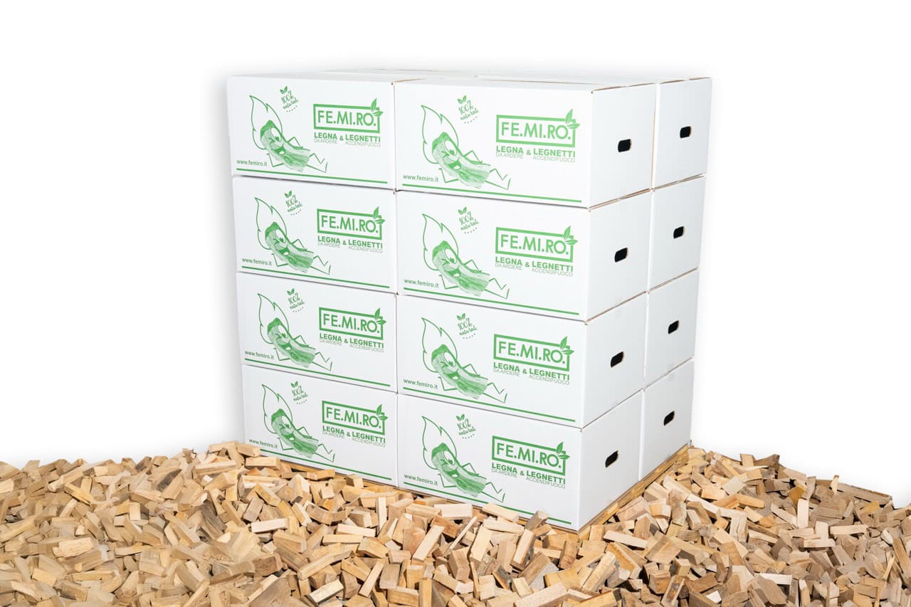 BIG MATT - Legnetti Accendi Fuoco Faggio/Abete in scatole da 20 kg - SU BANCALE - immagine 4